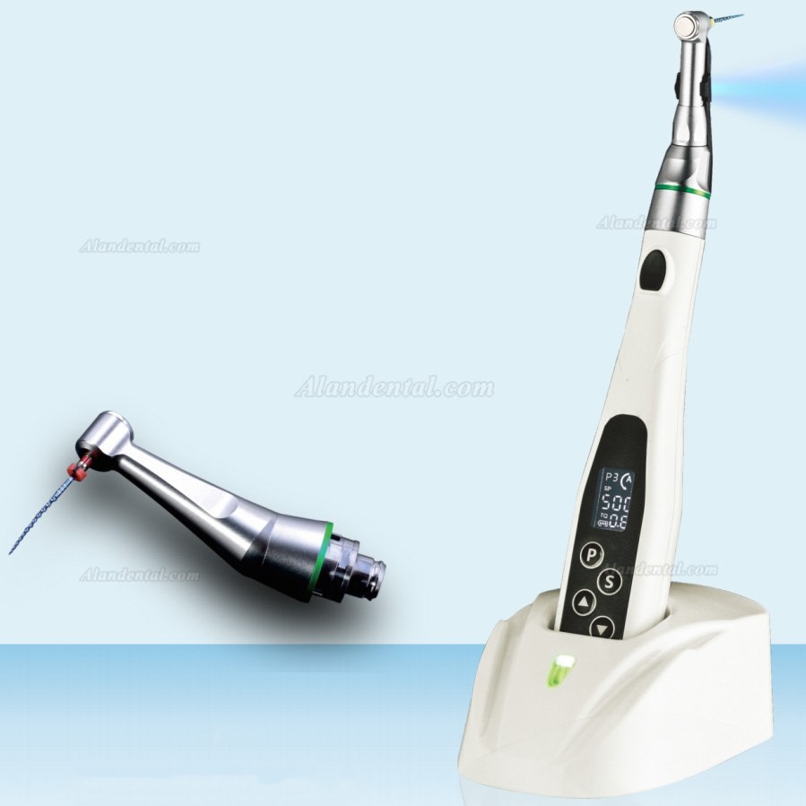 DEGER Y-SMART Dental Wirelss Endo Motor LED Contra-angle 16:1 20:1 Handpiece
